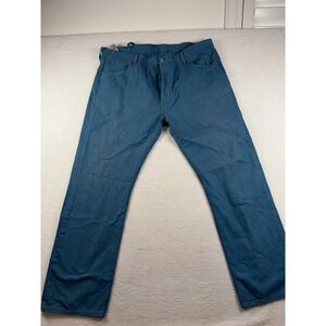 Levi's 501 Jeans Mens 40x30 Blue Denim Cotton Original Fit Mid Rise Straight Leg